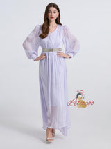 White Holiday Beach Big Swing Dress