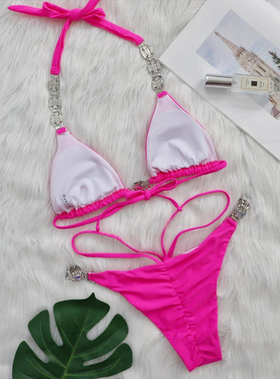 Sexy Crystal Diamond Bikini