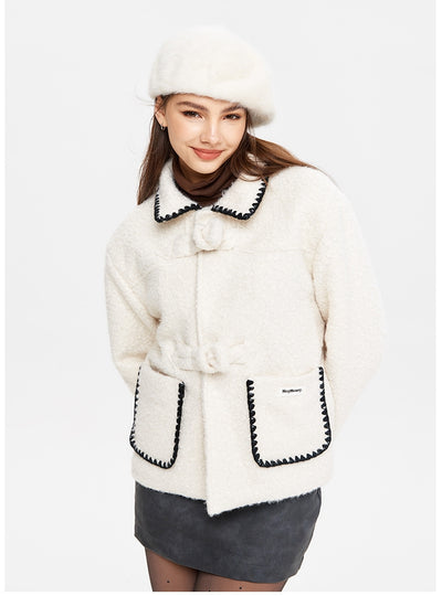 Lapel Small Fragrant Warm Coat