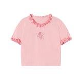 Embroidered Short-sleeved T-shirt