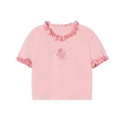 Embroidered Short-sleeved T-shirt