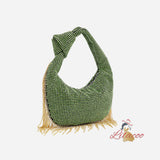 Diamond Tassel Knotted Handbag