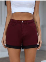 Stretch Slim Casual Pants Shorts