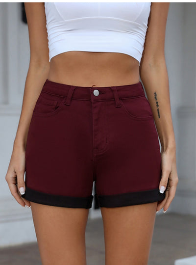 Stretch Slim Casual Pants Shorts