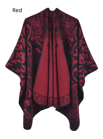 Retro Scarf Warm Windproof Thick Cloak