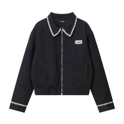 Short Fragrance Long Sleeve Coat