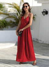 Summer Lace Cross Suspender Dress