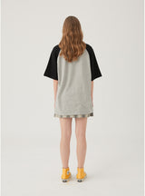 Contrast Loose Short Sleeve T-shirt
