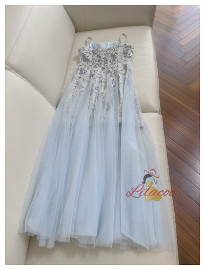 Sling Three-dimensional Gauze Dress