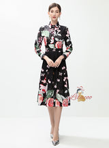 Palace Retro Printed Slim Dress