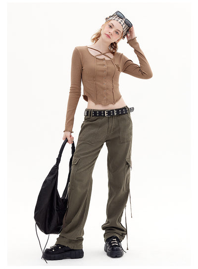 Short Sleeve Slim Short T-shirt