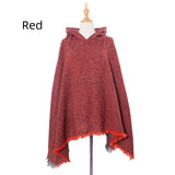 Pure Black Hooded Cloak