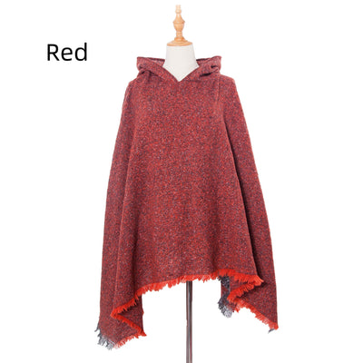 Pure Black Hooded Cloak