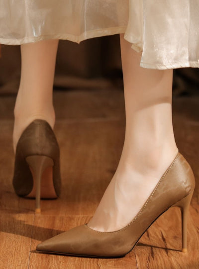Thin-heeled Pointed High Heels Shoes