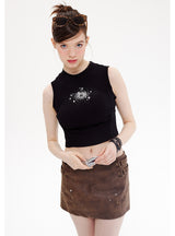 Sleeveless Slim Vest Top