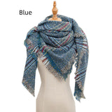 Bristle Large Plaid Square Scarf Shawl