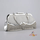 Tassel Bead Handheld Dinner Bag