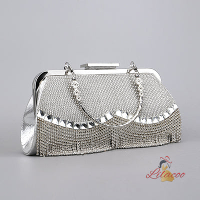 Tassel Bead Handheld Dinner Bag