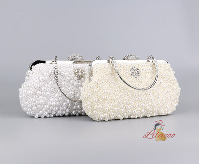 Women Banquet Bag Pearl Handbag