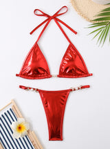 Sexy Sling Backless Bright Bikini