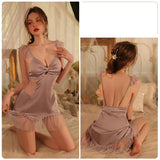 Satin Veil Perspective Pajamas