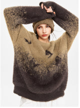 Butterfly Pattern Warm Sweater