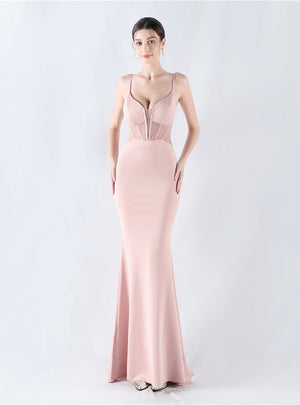 Sexy Mermaid Spaghetti Straps Prom Dress