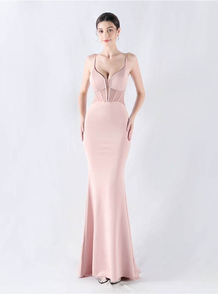 Sexy Mermaid Spaghetti Straps Prom Dress