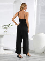 Sexy Sleeveless Suspender Backless Jumpsuit