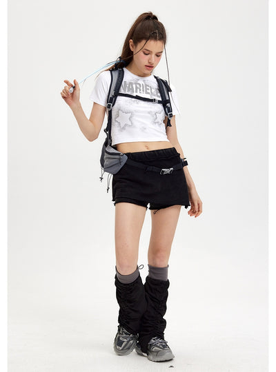 Slim Round Neck Short Sleeve T-shirt