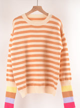 Round Neck Pullover Long Sleeve Sweater