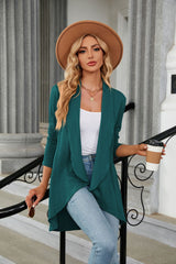 Long Sleeve Solid Color Loose Coat