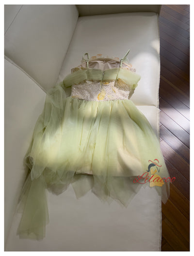 Irregular Suspender Flower Sequins Short Prom Dress