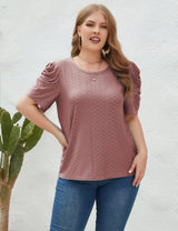 Loose Round Neck Short Sleeve T-shirt