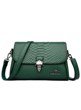 Crocodile Pattern Underarm Shoulder Bag