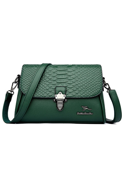 Crocodile Pattern Underarm Shoulder Bag