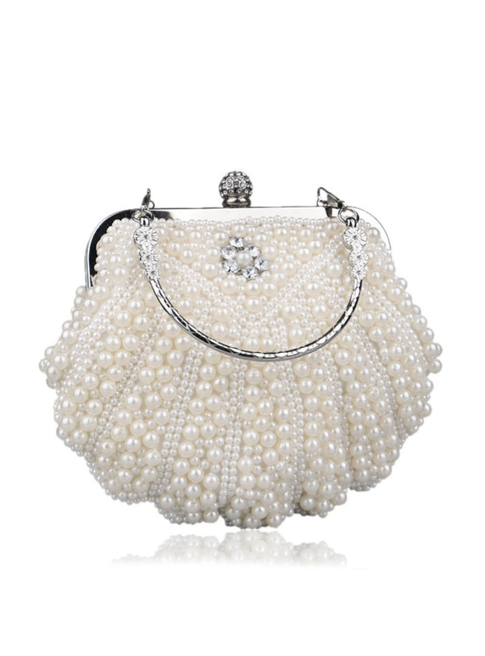 Pearl Bag Handbag Dinner Bag