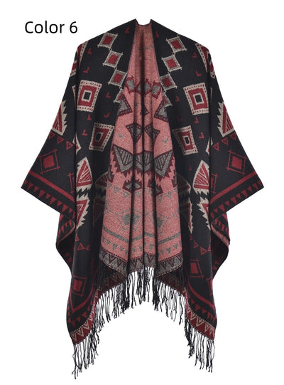 Bohemian Thickened Dual-purpose Scarf Cloak