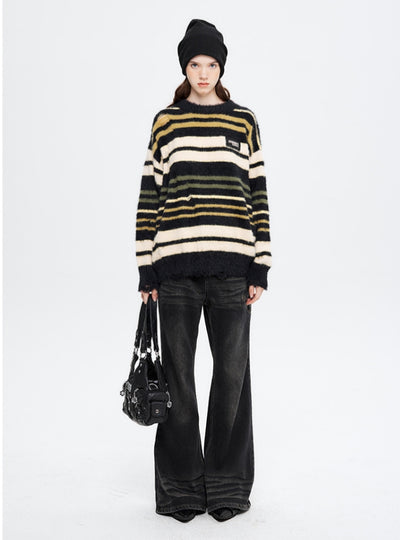 Autumn Winter Scoop Loose Sweaters