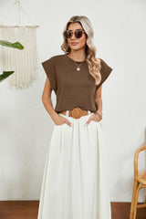 Round Neck Loose Short Sleeve T-shirt