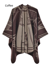 Warm Shawl Padded Cashmere Cloak