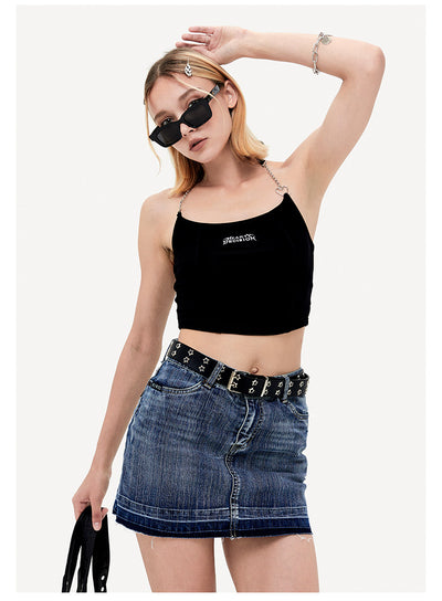 Strap Neck Halter Suspender Vest