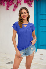 Solid Color Short Sleeve Loose T-shirt