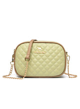 One-shoulder Slung Rhombic Chain Bag