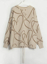 Love Knitted Round Neck Sweater