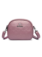Large Capacity Small Round Bag Soft Leather Crossbody Bag
