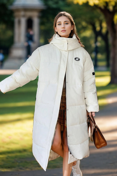 Long Padded Over-the-knee Cotton-padded Jacket Coat