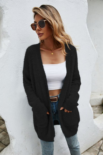 Long Knitted Cardigan Sweater Coat