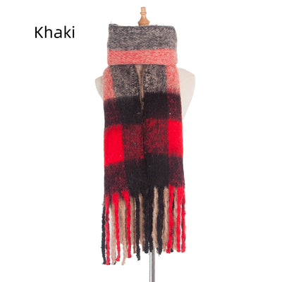 Thickened Thick Fringed Scarf