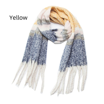Thickened Thick Tassel Ring Yarn Scarf